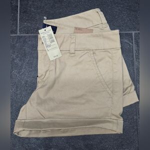 Womens Tan American Eagle Midi Shorts Size 0 (Runs Large - More Like Size 2) NWT